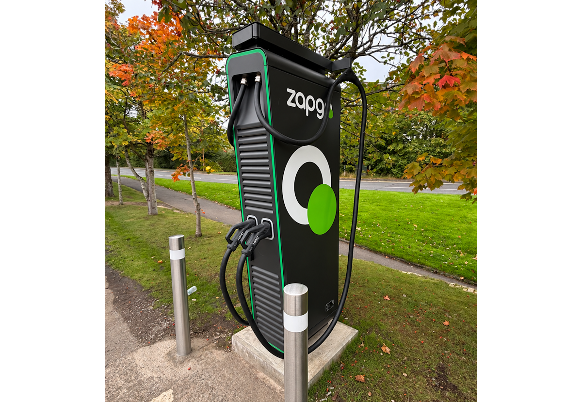 Zapgo opens ultra-rapid EV charging site at Klondyke Garden Centre, Livingston